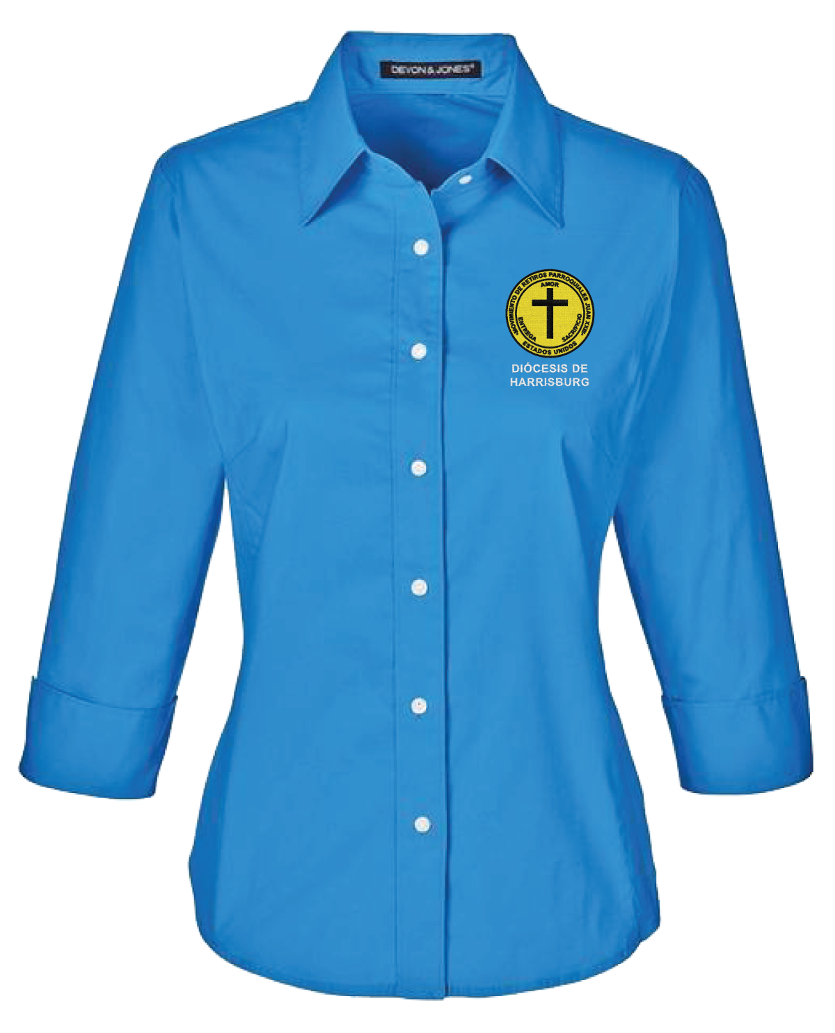 421-DressShirt-Womens Blue